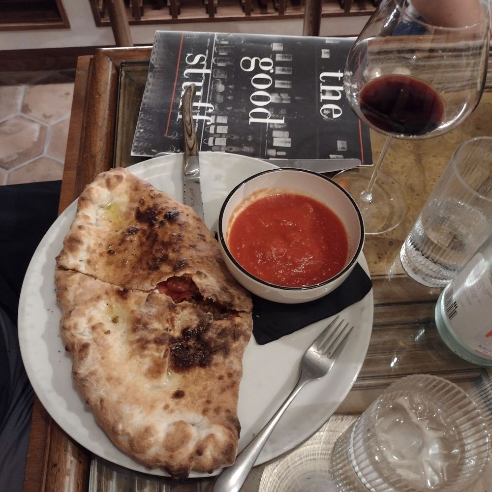 House Calzone (pepperoni and sausage) House Calzone (pepperoni and sausage)