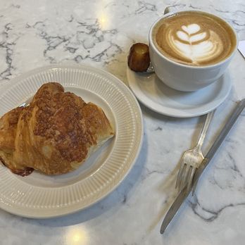 Petite MarieBette - Ham and cheese croissant and latte - Bakeries Near Me - Charlottesville, Virginia Petite MarieBette - Ham and cheese croissant and latte - Bakeries Near Me - Charlottesville, Virginia