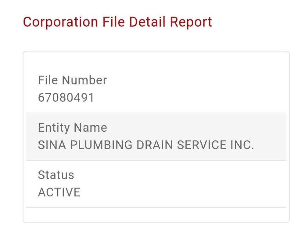 Slide of Sina Plumbing & Drain Service