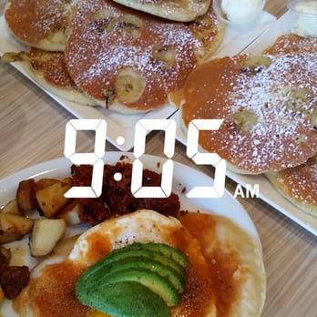 Stacks Pancake House - Banana macadamia nut pancakes (5 pc) - Breakfast & Brunch Near Me - Irvine, California Stacks Pancake House - Banana macadamia nut pancakes (5 pc) - Breakfast & Brunch Near Me - Irvine, California