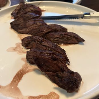 The Boat House - Hangar steak plain cooked medium - Seafood Near Me - Fernandina Beach, Florida