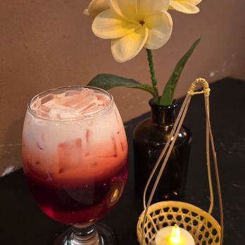 Jumpa Lao Thai Bistro - Pink drink - Laotian Near Me - Las Vegas, Nevada Jumpa Lao Thai Bistro - Pink drink - Laotian Near Me - Las Vegas, Nevada