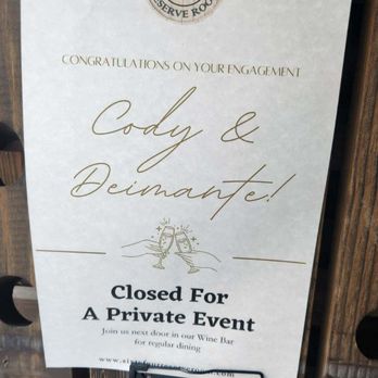 SixtyFour - Wine Bar & Kitchen - This is the sign they put out front to welcome our guests - Wine Bars Near Me - Naperville, Illinois SixtyFour - Wine Bar & Kitchen - This is the sign they put out front to welcome our guests - Wine Bars Near Me - Naperville, Illinois