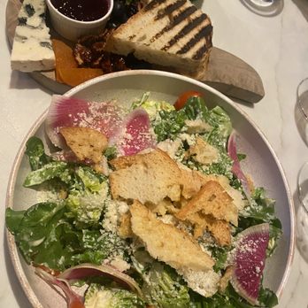 Wally's - Salad plate with a side of Roquefort cheese, delicious!!!!! - New American Near Me - Las Vegas, Nevada Wally's - Salad plate with a side of Roquefort cheese, delicious!!!!! - New American Near Me - Las Vegas, Nevada