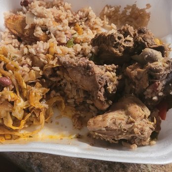 Jerk Dat - Curry chicken plate with all rice - Caribbean Near Me - Las Vegas, Nevada