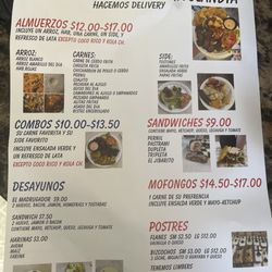 EG's Fritulandia - Menu