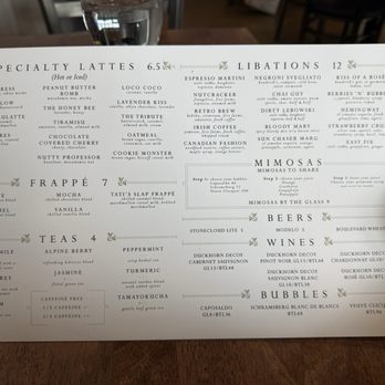 Press & Plow - Drink menu - Breakfast & Brunch Near Me - Edmond, Oklahoma
