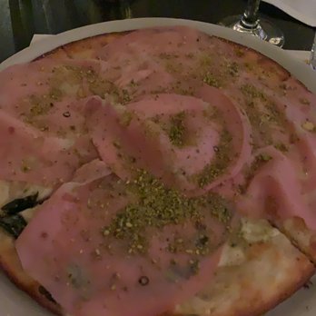 il Canale - Mortadella pizza (white) Mortadella e Pistacchio - Italian Near Me - Washington, DC, District of Columbia