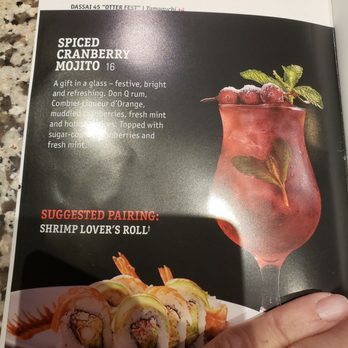 Benihana - Concord - Specialty Cocktail Menu side 2 - Sushi Bars Near Me - Concord, California