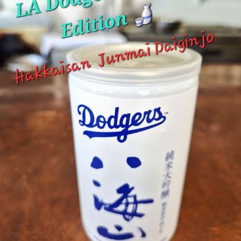 Sushi Bar 29 - New "LA Dodgers Special Edition " Hakkaisan Junmai Daiginjo sake 45 (while supplies last) - Japanese Near Me - Santa Barbara, California