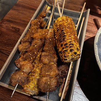 Le Sia - 2 Corn 4 Lamb Skewers 4 Pork Belly Skewers - Chinese Near Me - New York, New York