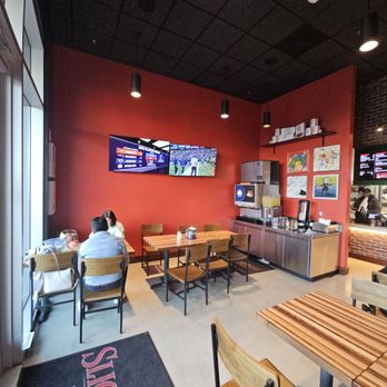 Slice House by Tony Gemignani - Interior - Pizza Near Me - Milpitas, California Slice House by Tony Gemignani - Interior - Pizza Near Me - Milpitas, California