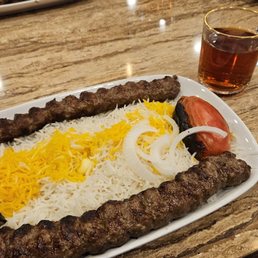 Koobideh with rice platter