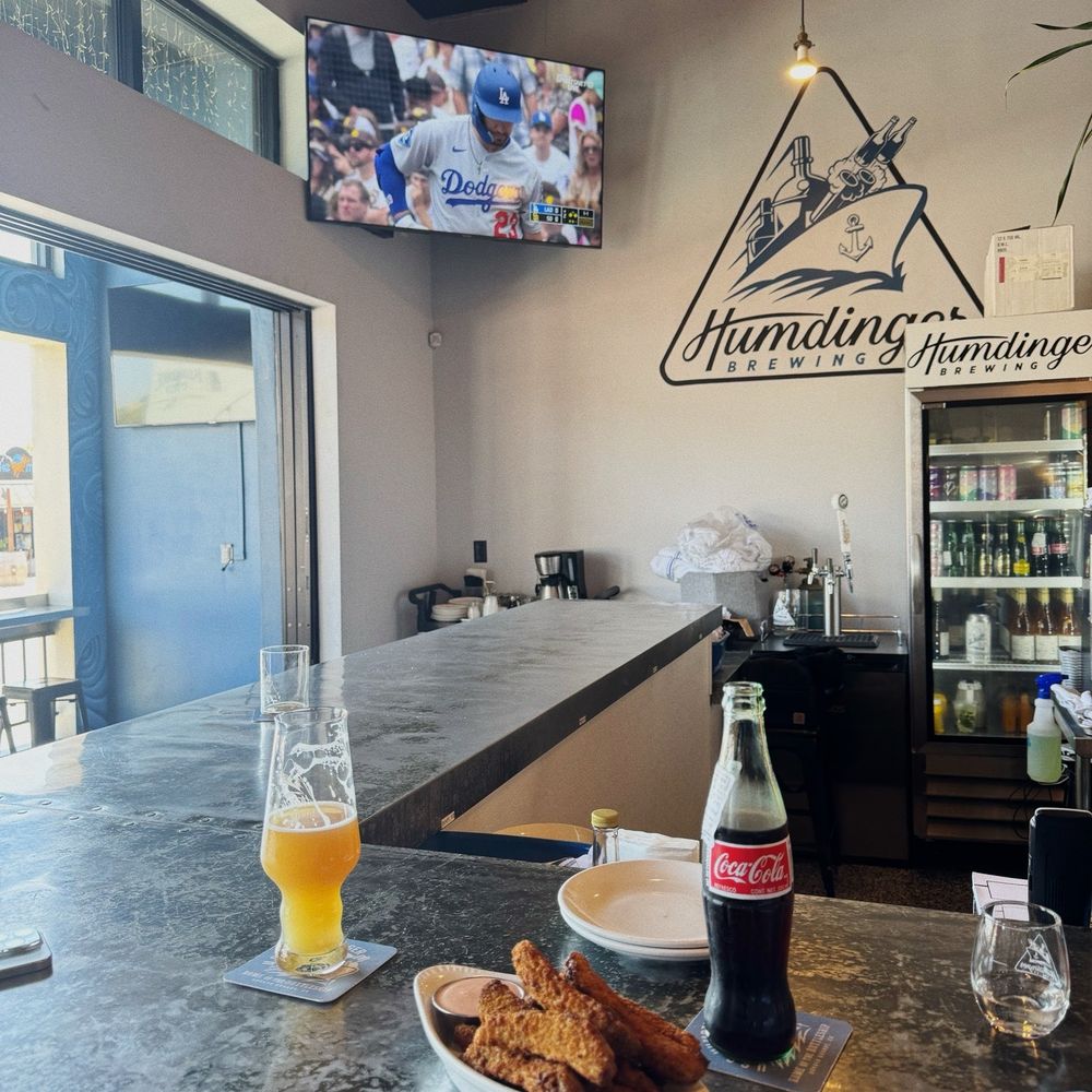 Humdinger Brewing - Interior. Fried pickles. - New American Near Me - Arroyo Grande, California Humdinger Brewing - Interior. Fried pickles. - New American Near Me - Arroyo Grande, California
