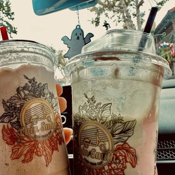 Phin Smith - Coconut coffee & Iced strawberry matcha latte - Coffee & Tea Near Me - Garden Grove, California