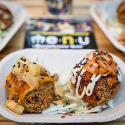 Me.n.u Food Truck - Asian Fusion Fried Rice Balls!