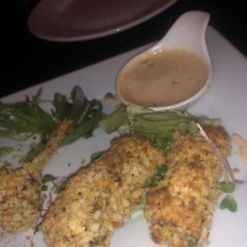 Nourish Bistro - Spicy chick'n fingers - Vegan Near Me - Banff, Alberta Nourish Bistro - Spicy chick'n fingers - Vegan Near Me - Banff, Alberta