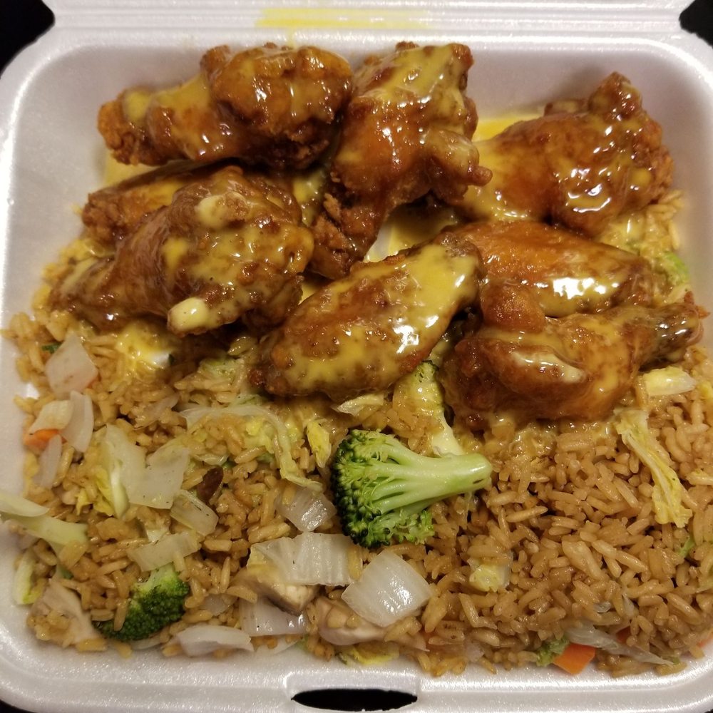 Peking Wok II - Wings Honey mustard Vegetable fried rice - Chinese Near Me - Columbia, South Carolina Peking Wok II - Wings Honey mustard Vegetable fried rice - Chinese Near Me - Columbia, South Carolina