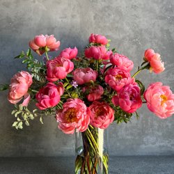 Le Bouquet Flower Shop & Design House - Our "PeonyLover" arrangement. Available for pre-order this Mother's Day, May 10th.