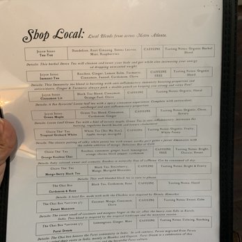 The Ginger Room - Menu - Tea Rooms Near Me - Alpharetta, Georgia