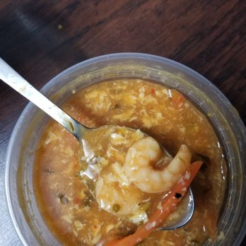 Khalil Halal Chinese - Hot ans sour soup - Halal Near Me - Bronx, New York