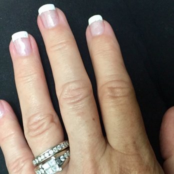 Harbor Nail & Salon - I asked Hue to do a squared shape on my French Gel Polish today, and I love it! - Nail Salons Near Me - Oxnard, California