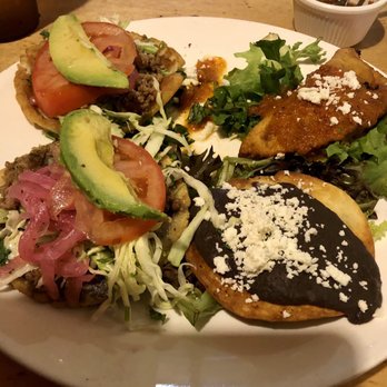 Poc-Chuc - Panuchos (Appetizer sampler). The meat on the two tortillas was bland, but the other toppings were good. - Latin American Near Me - San Francisco, California Poc-Chuc - Panuchos (Appetizer sampler). The meat on the two tortillas was bland, but the other toppings were good. - Latin American Near Me - San Francisco, California
