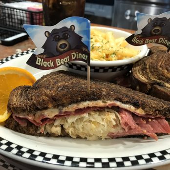 Black Bear Diner Layton - Reuben (970 cals.) w a side of Mac & Cheese - Diners Near Me - Layton, Utah
