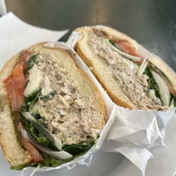 Sunshine Cafe - Mediterranean Tuna Salad sandwich.  Yum!