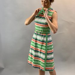 The Way We Were - 1960s summer seersucker dress
