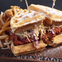 The Chicken Koop - Spicy belly buster sandwich