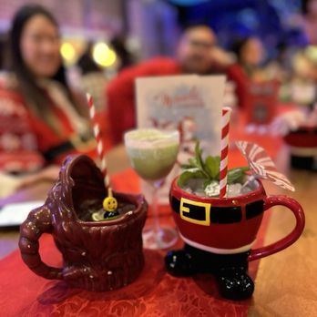 Miniboss - a santa mug with a drink in it - Bars Near Me - San Jose, California Miniboss - a santa mug with a drink in it - Bars Near Me - San Jose, California