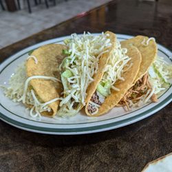 Mojitos Mexican Grill - Taco Tuesday, four crunchy tacos