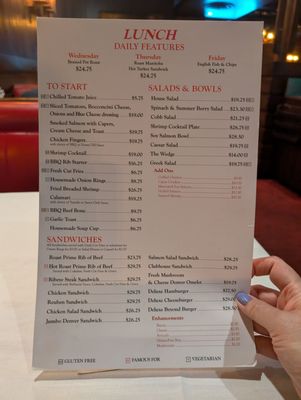 Menu photo 7 Rae and Jerry's Steak House Winnipeg, MB
