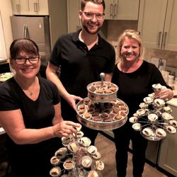 Tasty Temptations - Preparing Dessert Trays for Holiday Event
