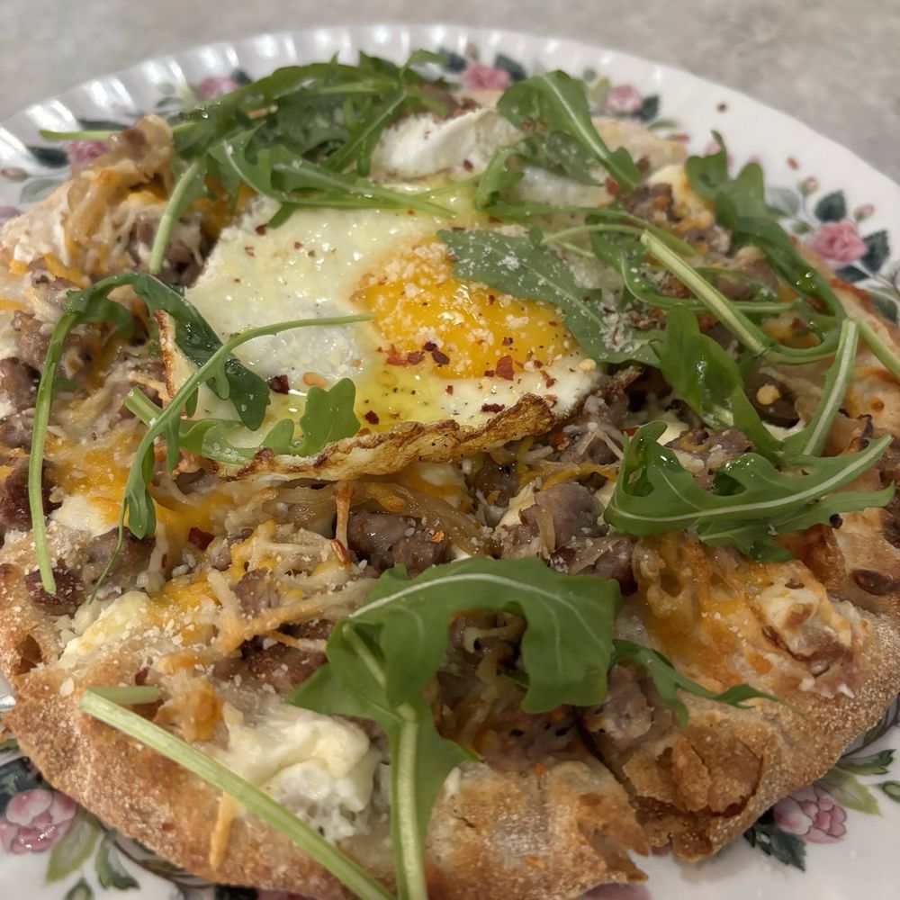 Breakfast flatbread Breakfast flatbread