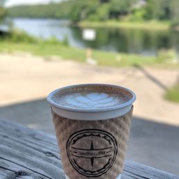 Their Flat white is pictured here.