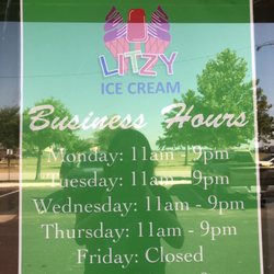 Litzy Ice cream - Business Hours