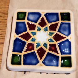 Pewabic - The tile I created in the class a few weeks ago