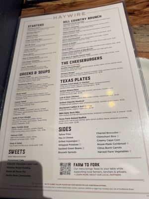 Menu photo 7 Haywire San Antonio, TX