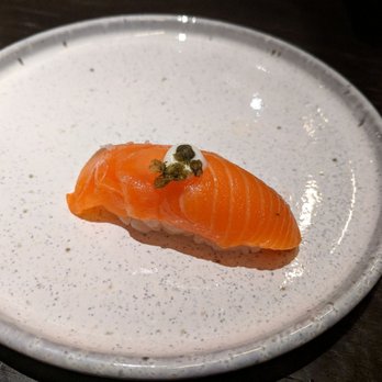 Uchi Denver - King salmon. I liked the flavor of the capers - Japanese Near Me - Denver, Colorado Uchi Denver - King salmon. I liked the flavor of the capers - Japanese Near Me - Denver, Colorado