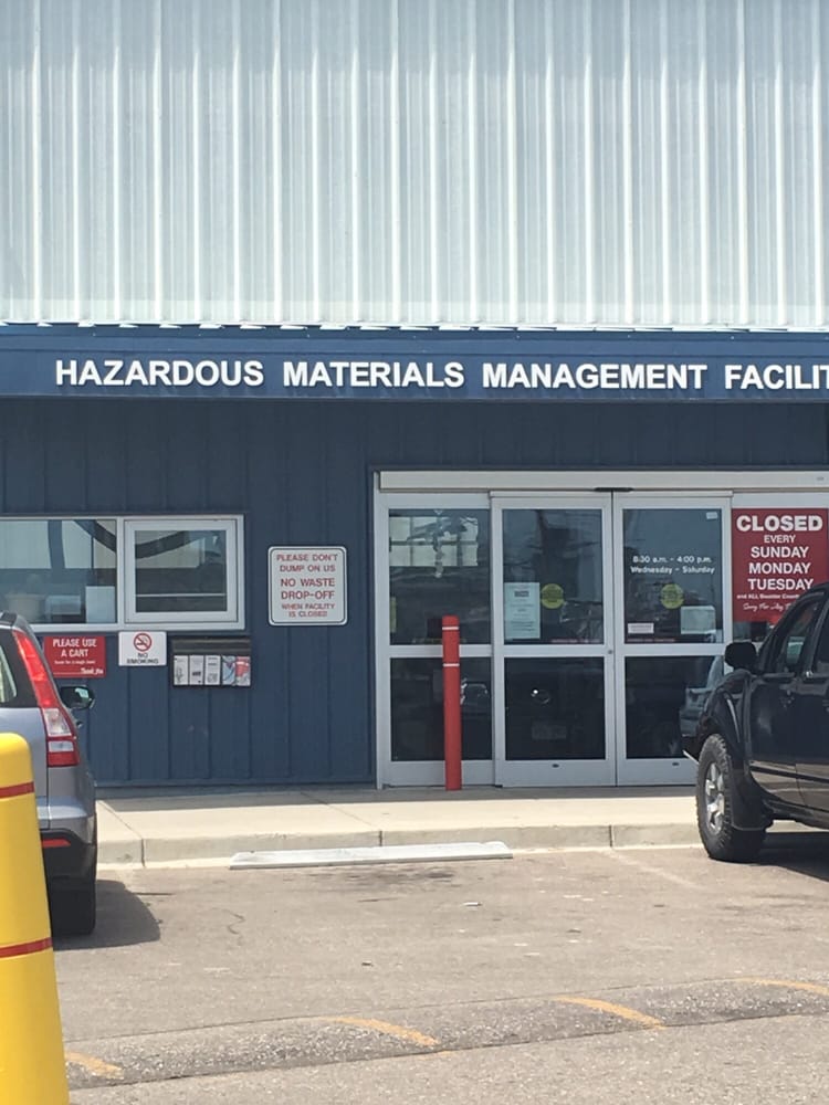BOULDER COUNTY HAZARDOUS MATERIALS MANAGEMENT FACILITY Updated May