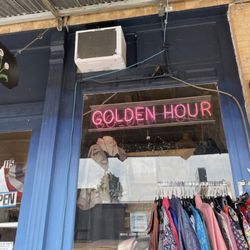 Golden Hour - Exterior of the storefront