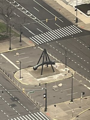 Monument to Joe Louis “The Fist” by null