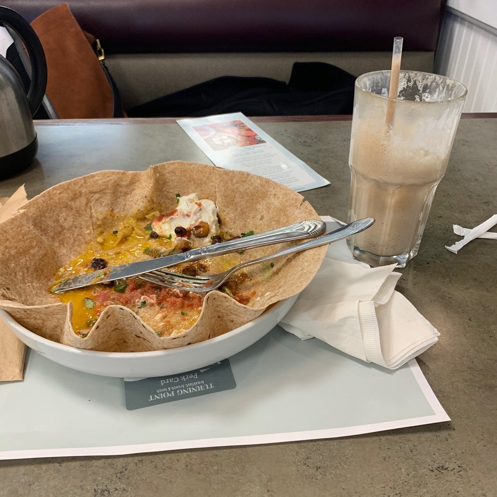 Turning Point - Grande Huevos Rancheros Milkshake espresso - Breakfast & Brunch Near Me - Manalapan, New Jersey Turning Point - Grande Huevos Rancheros Milkshake espresso - Breakfast & Brunch Near Me - Manalapan, New Jersey