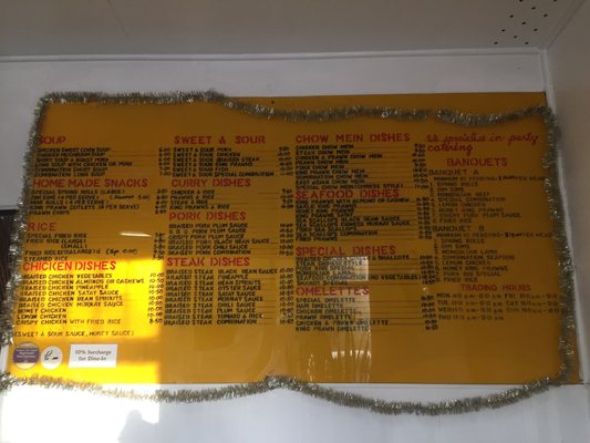 Menu photo 4 Sun Chung Cafe Aspley, QLD