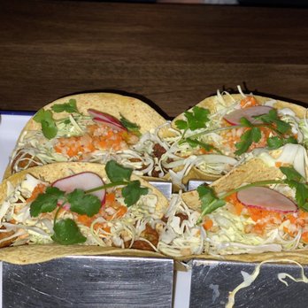 District - Crispy fish tacos - Cocktail Bars Near Me - Los Angeles, California