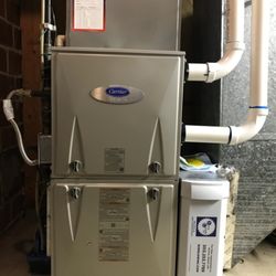 Sun Glow Inc. Portland - New high efficiency furnace installation with an upgraded filtration system.
