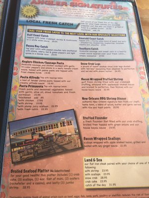 Menu photo 7 Angler's Beachside Grill Fort Walton Beach, FL