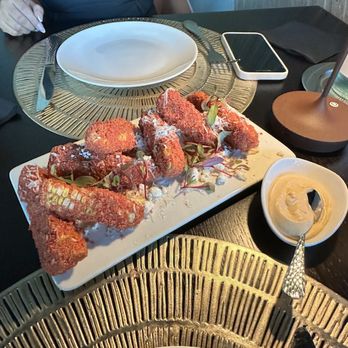Polanco - Esquite appetizer. Reminded me of a fancy version of Mexico street food. - Steakhouses Near Me - Fort Worth, Texas Polanco - Esquite appetizer. Reminded me of a fancy version of Mexico street food. - Steakhouses Near Me - Fort Worth, Texas